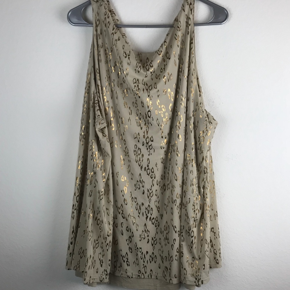 Plus Size Cheetah Print Blouse, Lane Bryant, 4X - Picture 5 of 7